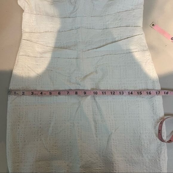 YIGAL AZROUEL CRINKLE TEXTURED PLEATED RUCHED BODY CON COCKTAIL MINI DRESS 10 - Picture 8 of 8